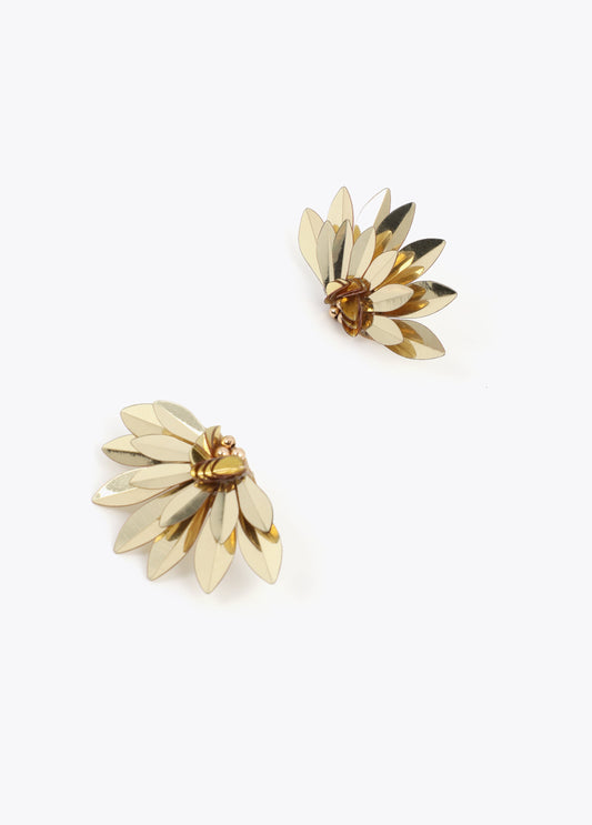 Fan Bead Earring