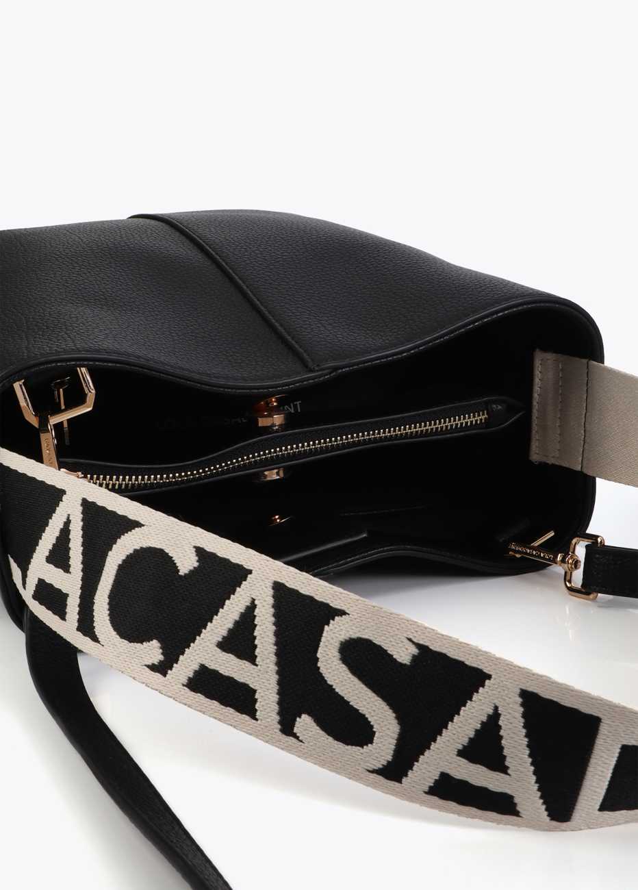 Contrast Handle Nylon Shopper