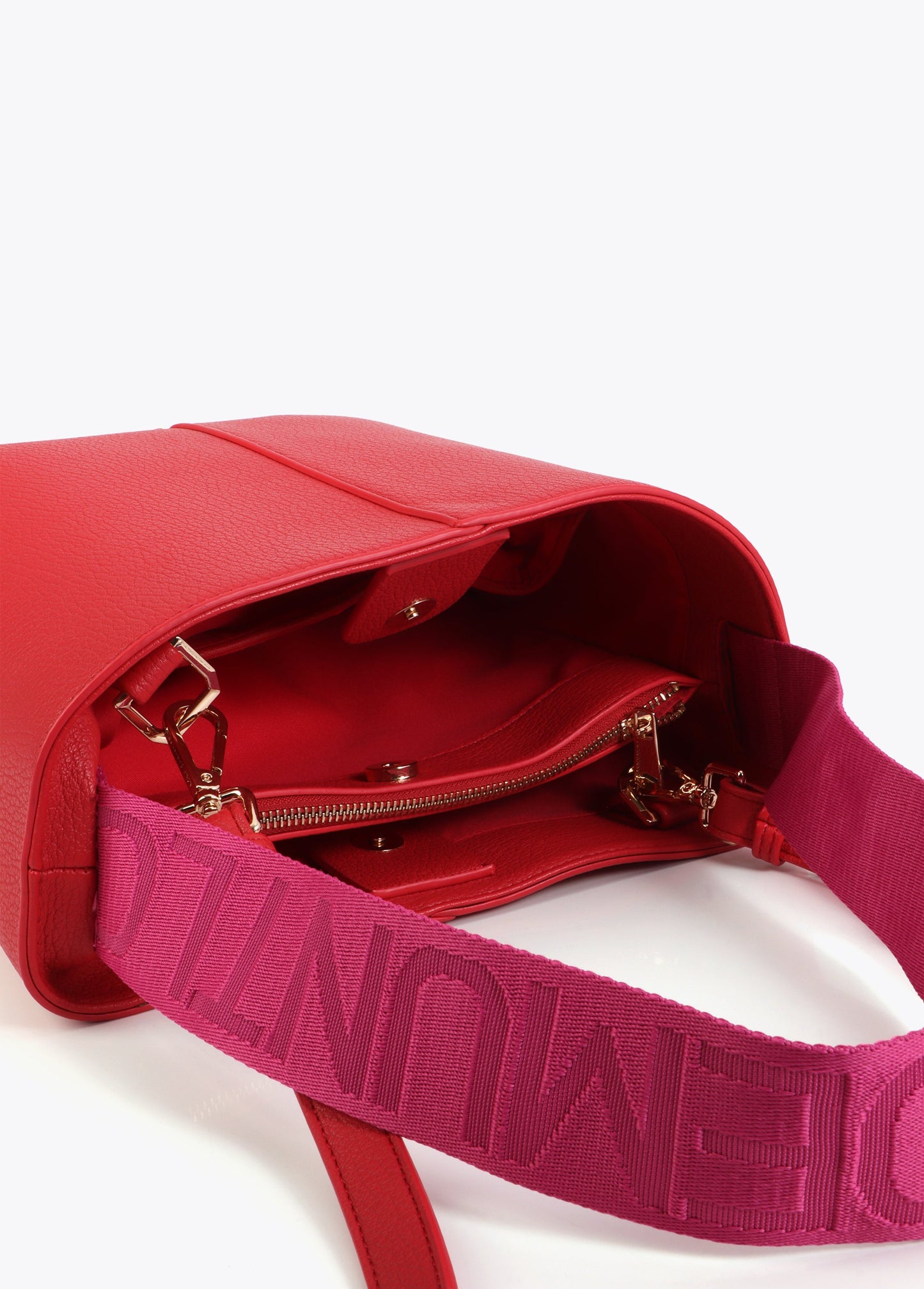 Contrast Handle Nylon Shopper