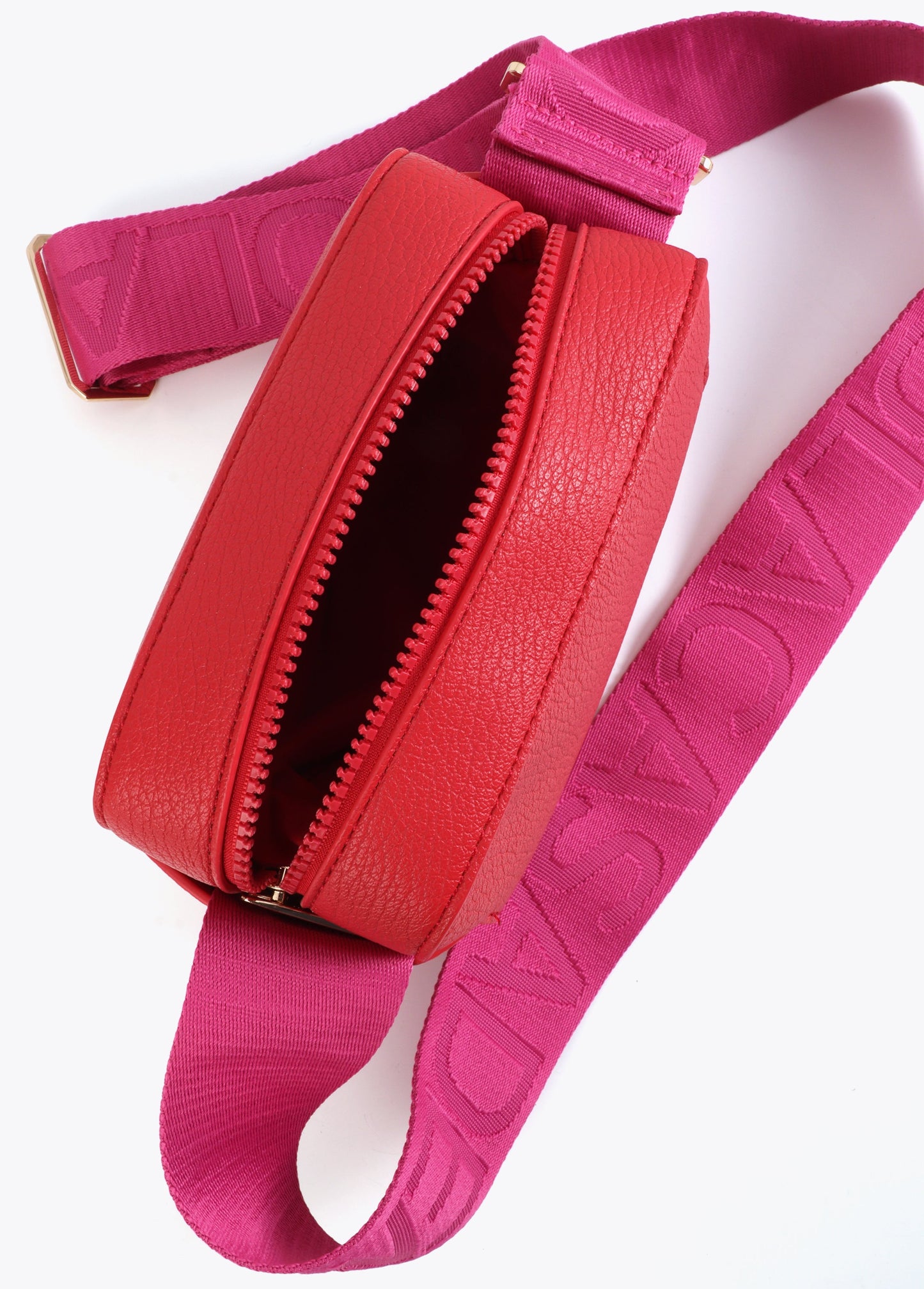 Contrast Strap Nylon Crossbody