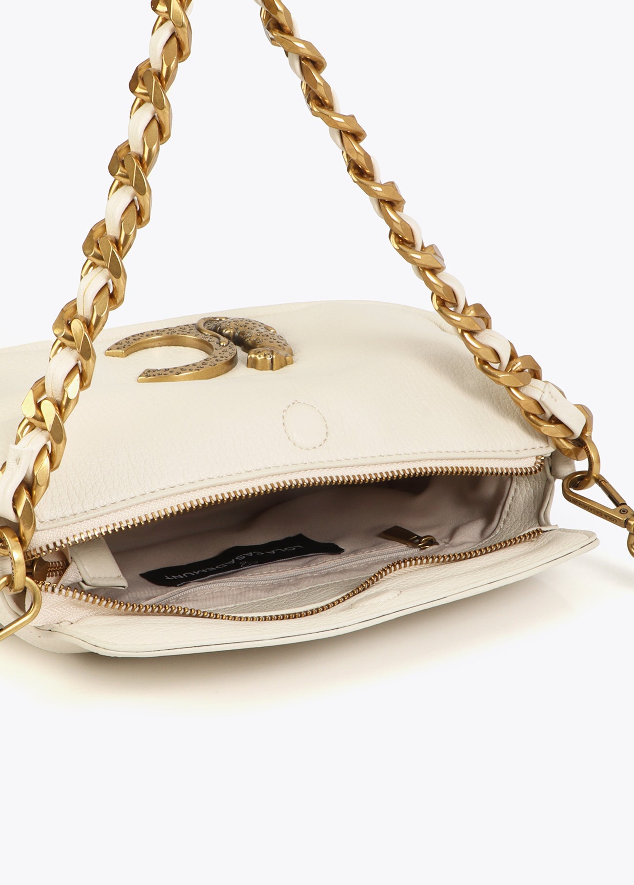 Animal Chain Detail Handbag