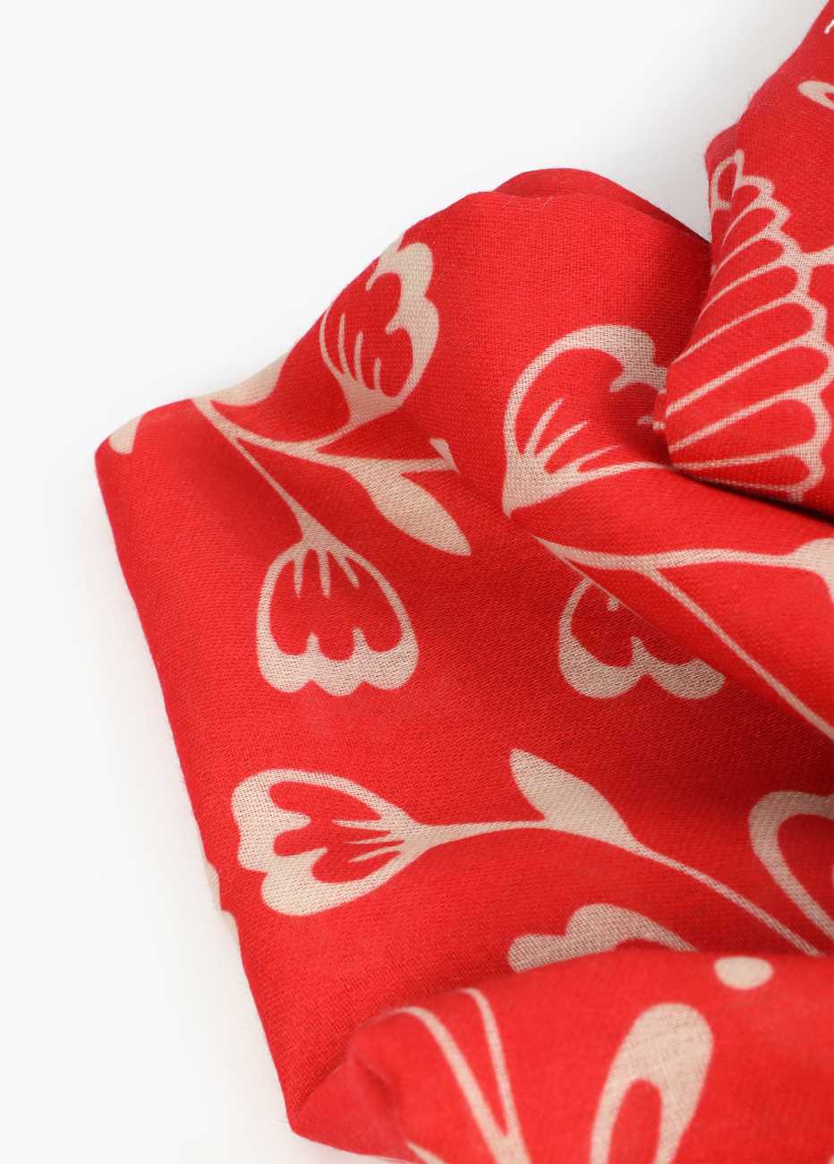 Floral Print Scarf