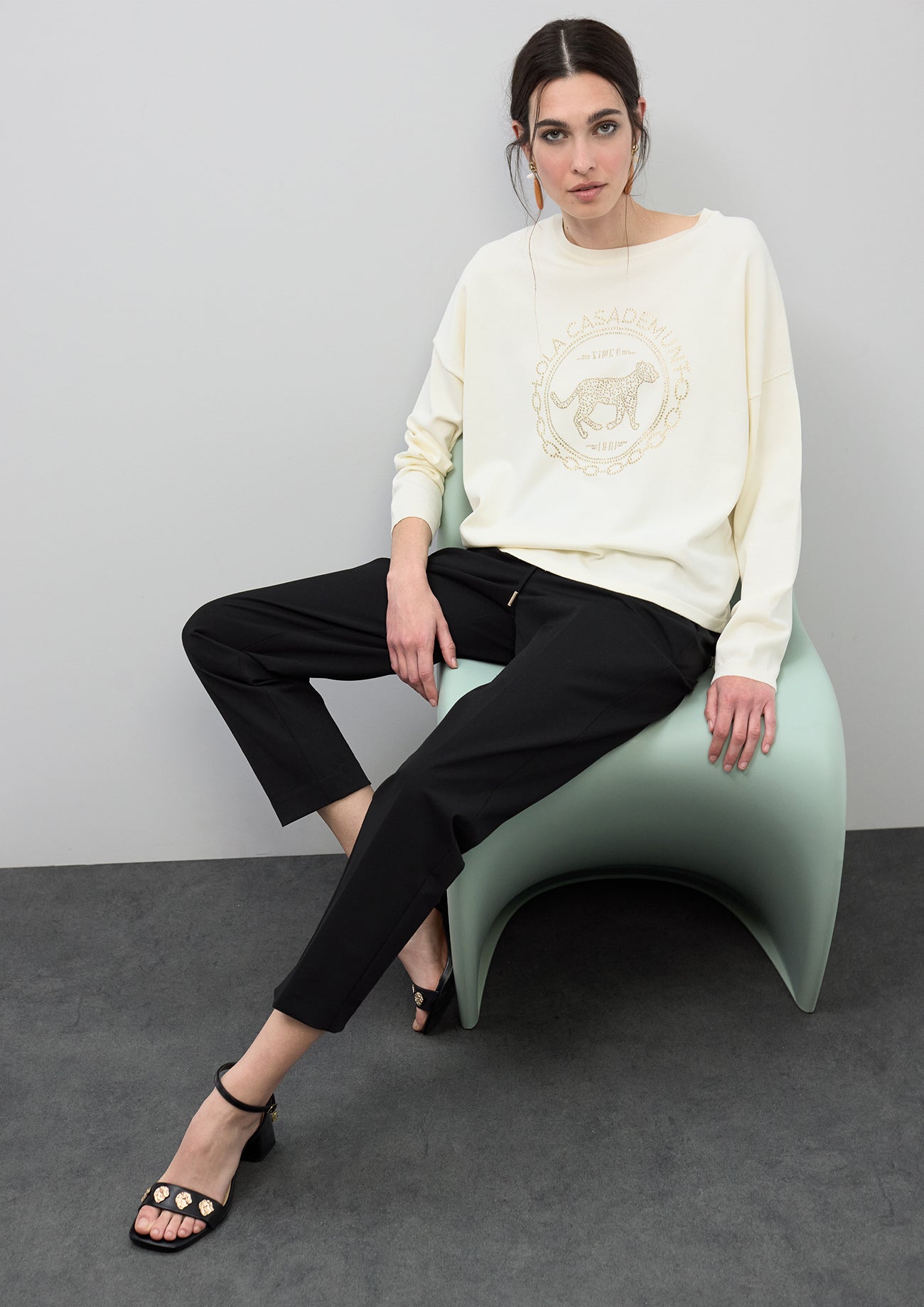 Sweater with Rhinestones