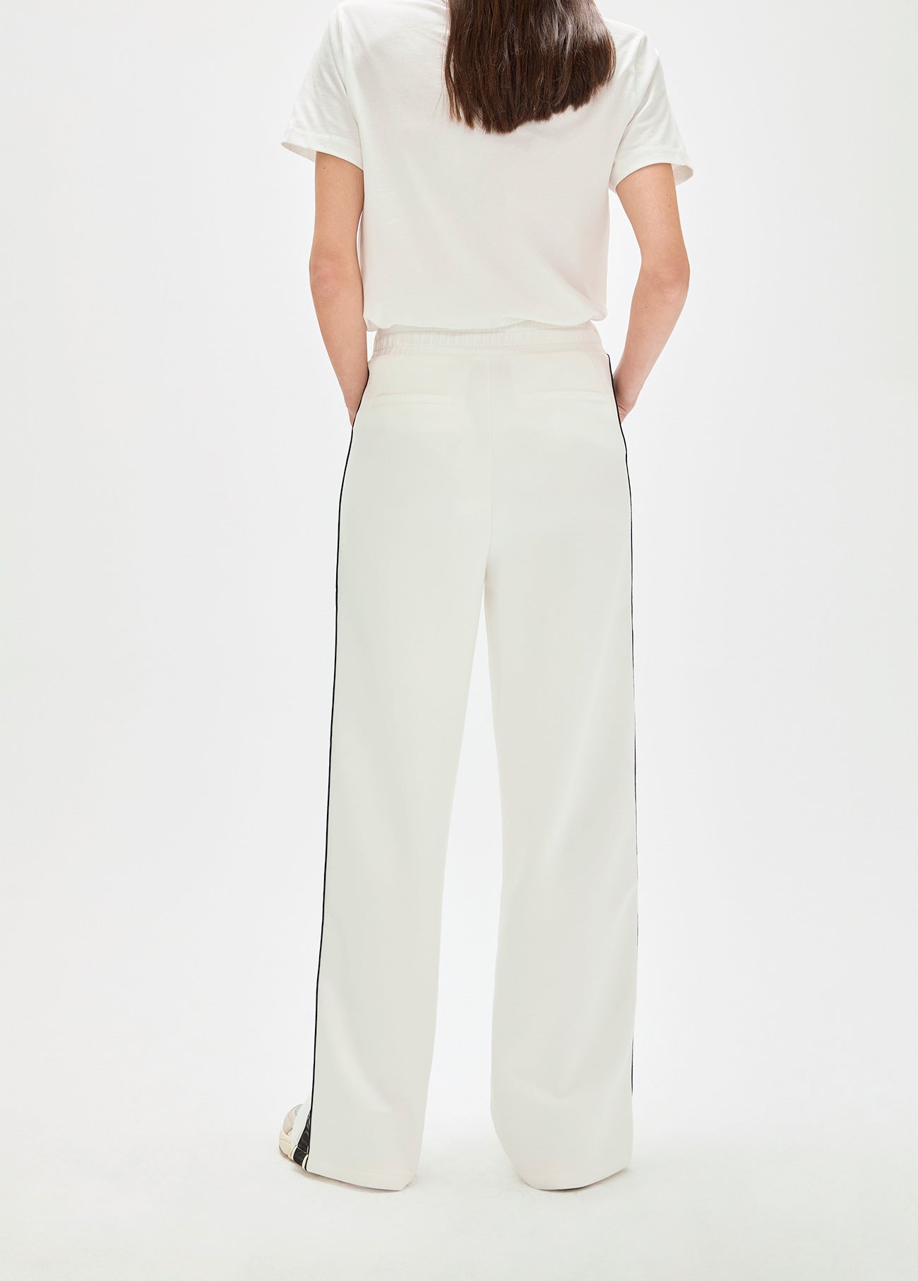 Scuba Pants with Side Stripes