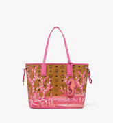 MWPFSLR05Q1001-Liz Shopper in Cubic Coral Visetos|SANGRIA SUNSET