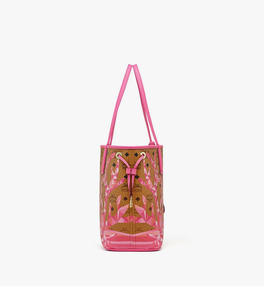 MWPFSLR05Q1001-Liz Shopper in Cubic Coral Visetos|SANGRIA SUNSET