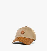 MECFAMM01IG001-MCM COL RE-NYLON LEATHER CAP I, ONE SIZE|BEIGE