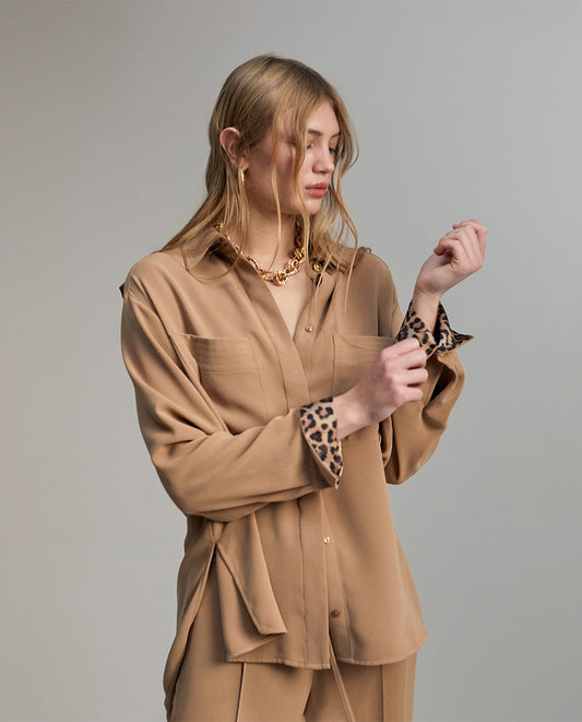 Overshirt with pockets