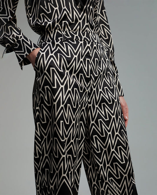 Trousers with M monogram