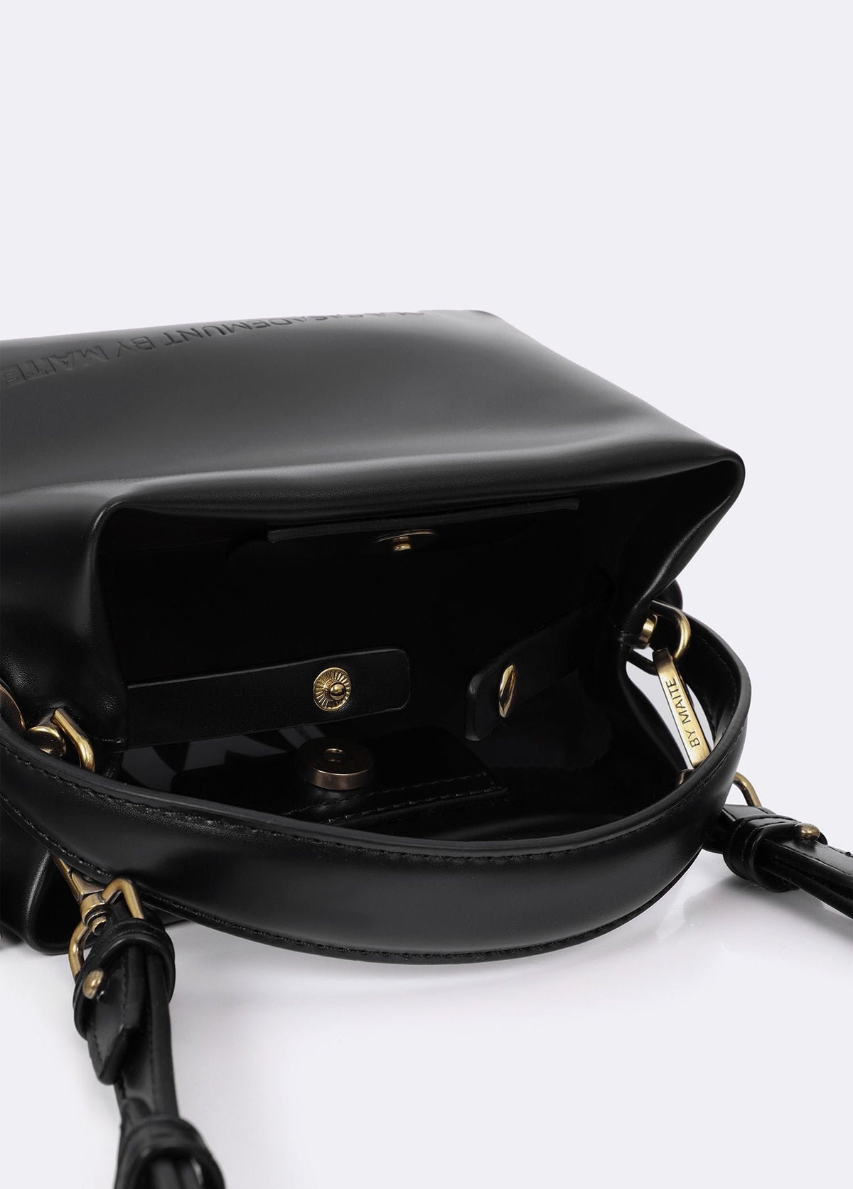 mf2604009-Small leather-effect shoulder bag-Black