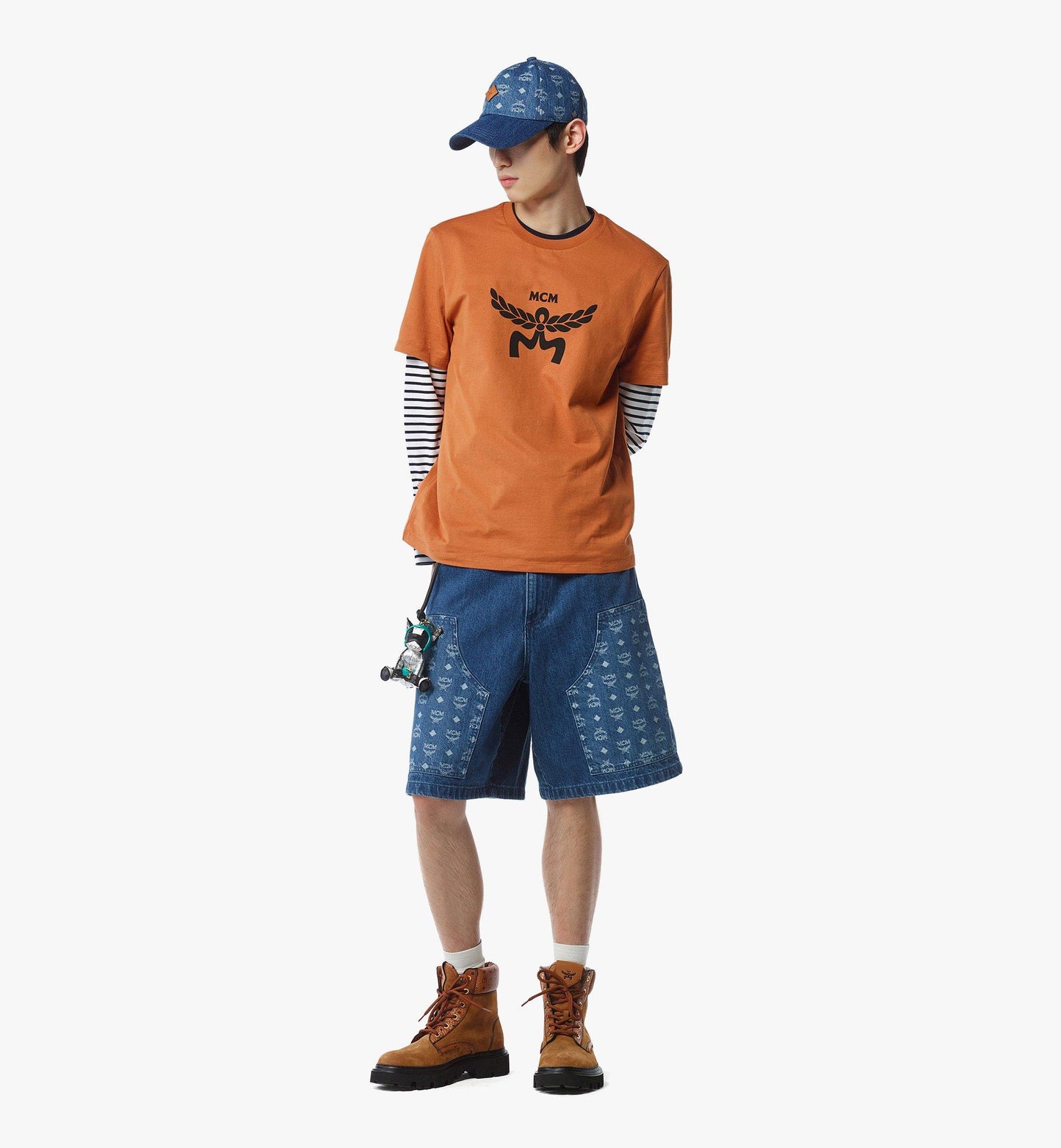 Laurel Logo Print T-Shirt in Organic Cotton