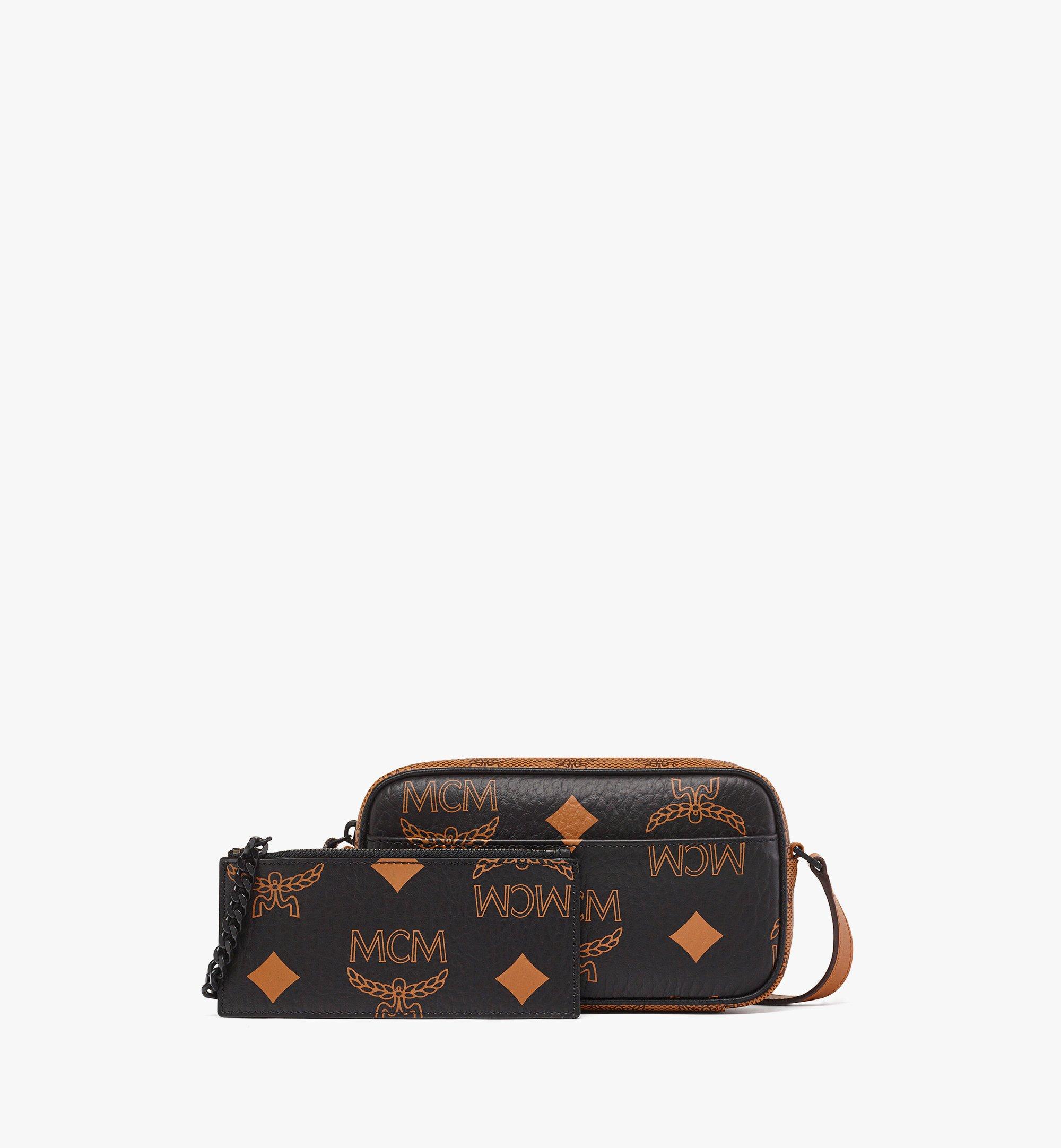 MMREATA02BK001-Aren Crossbody w/ Pouch in Monogram Mix|BLACK