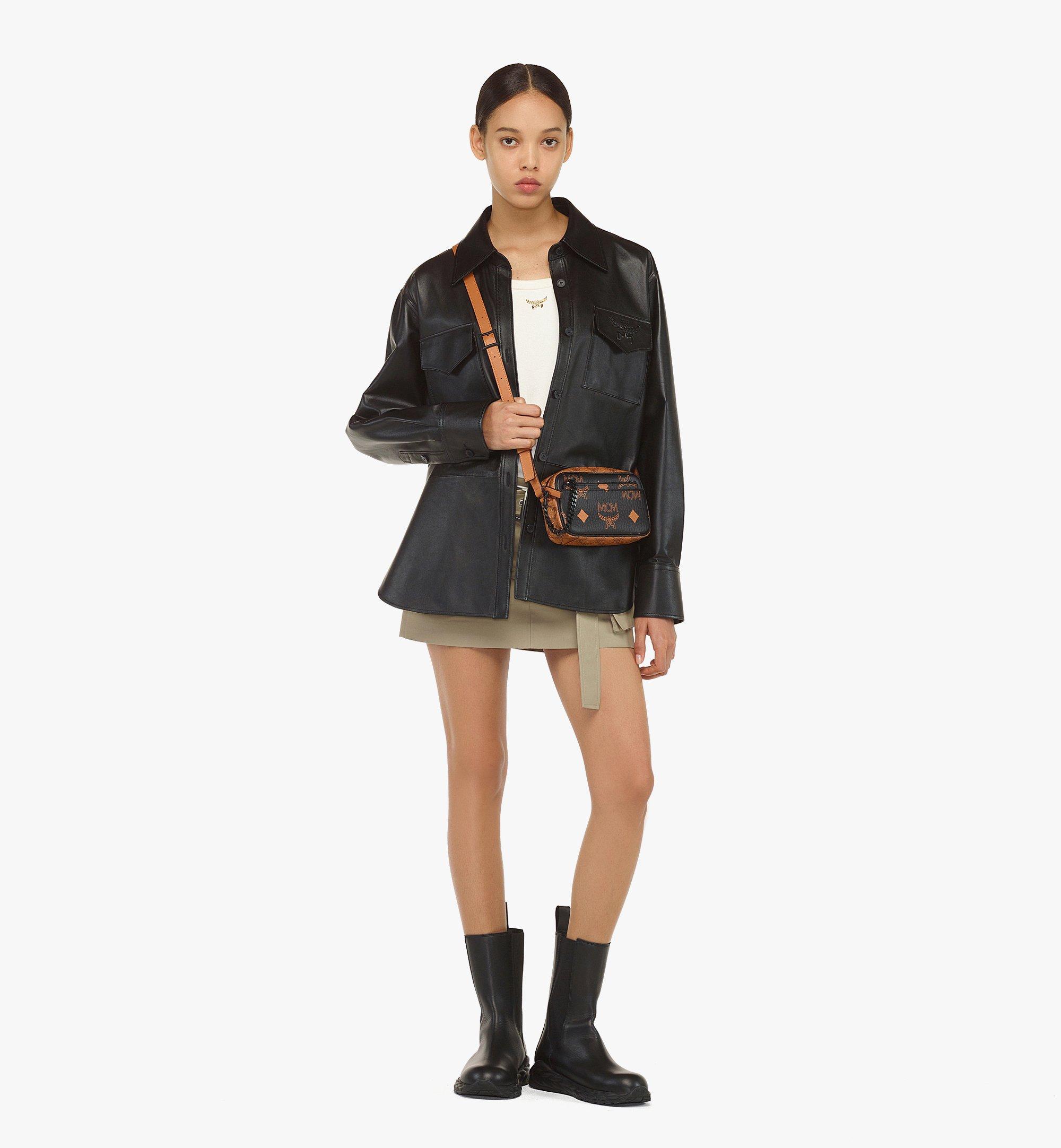 MMREATA02BK001-Aren Crossbody w/ Pouch in Monogram Mix|BLACK