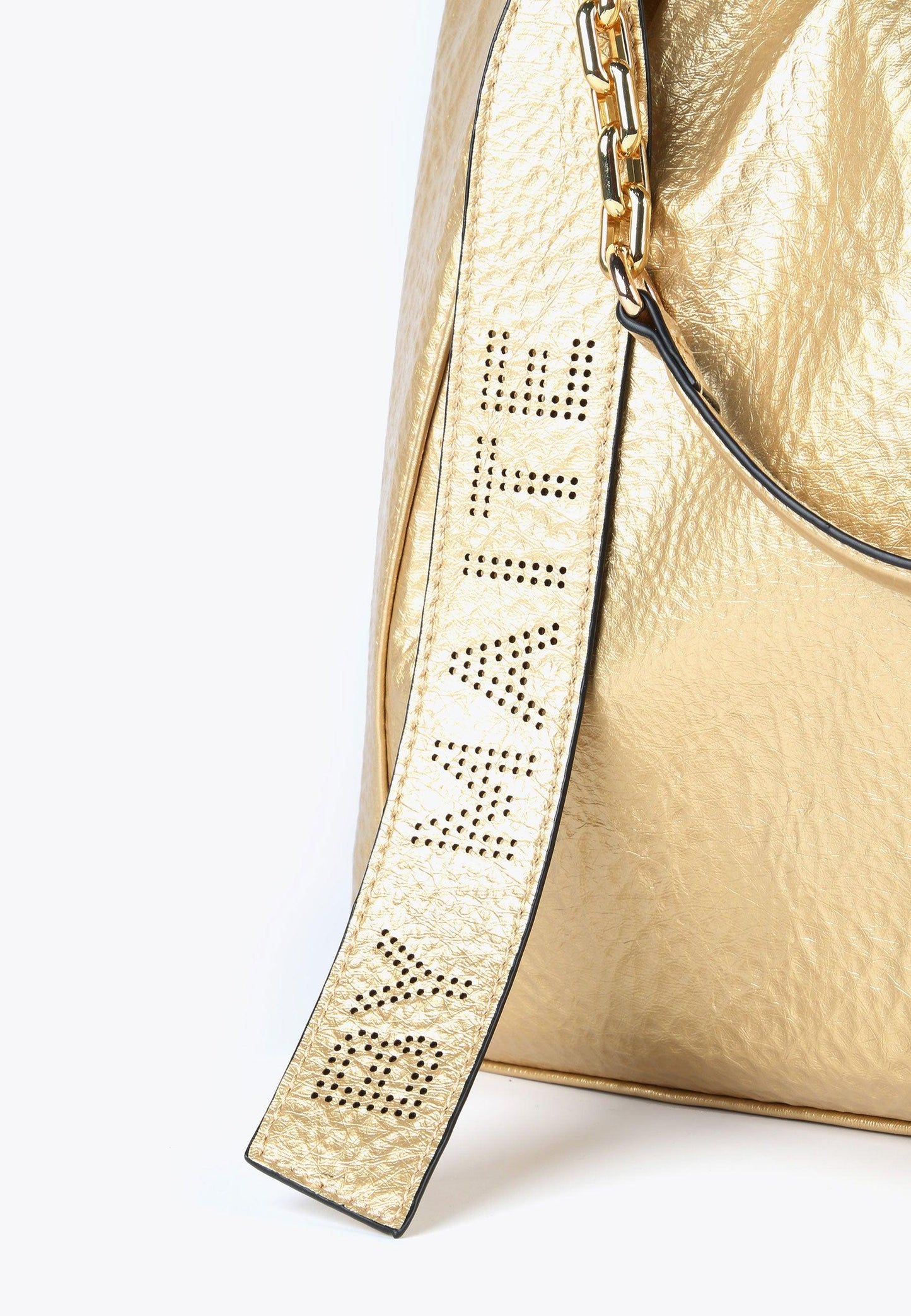 MS2404020-Gold-Shiny tote bag
