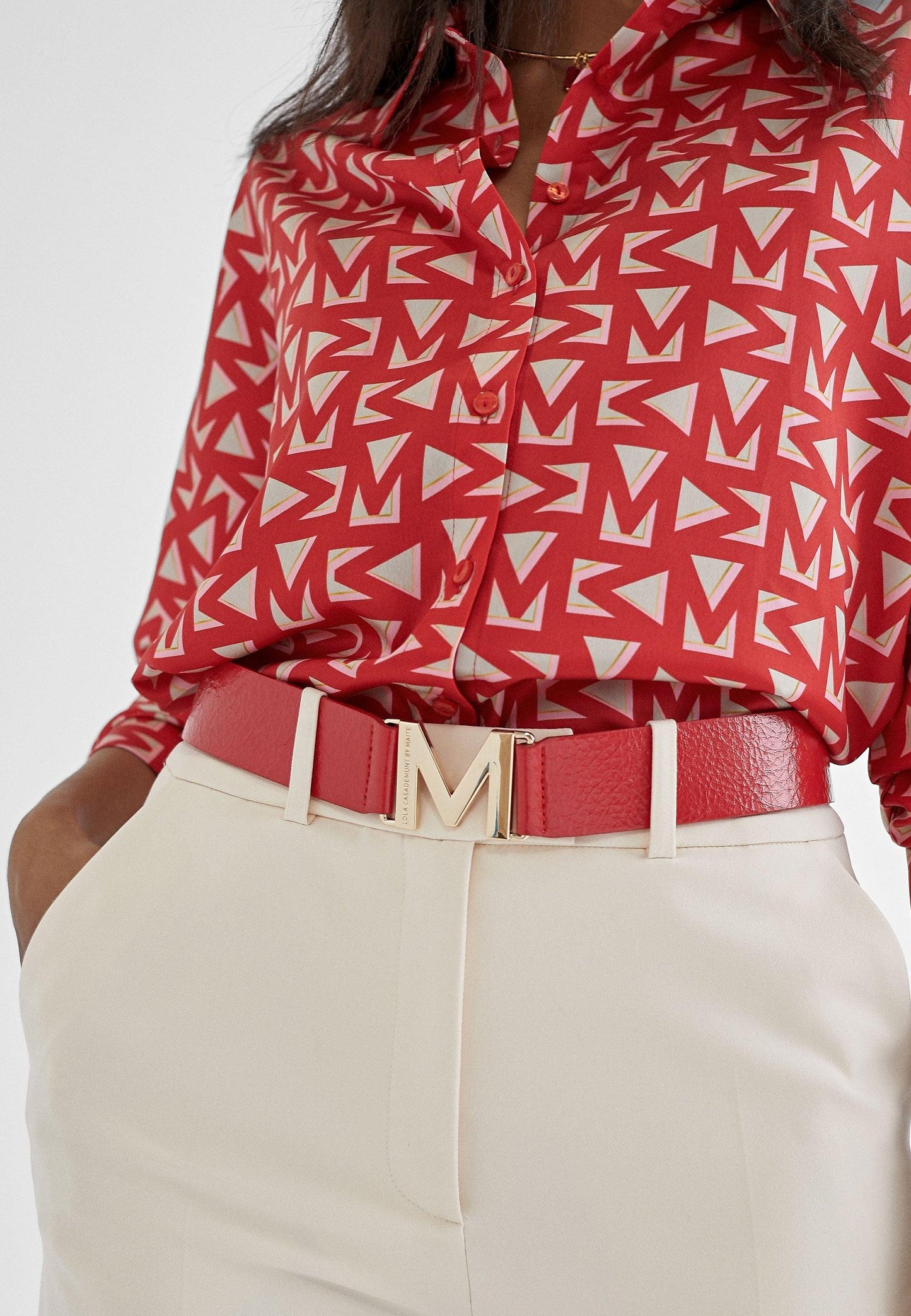 MS2406002-Red-Elastic belt