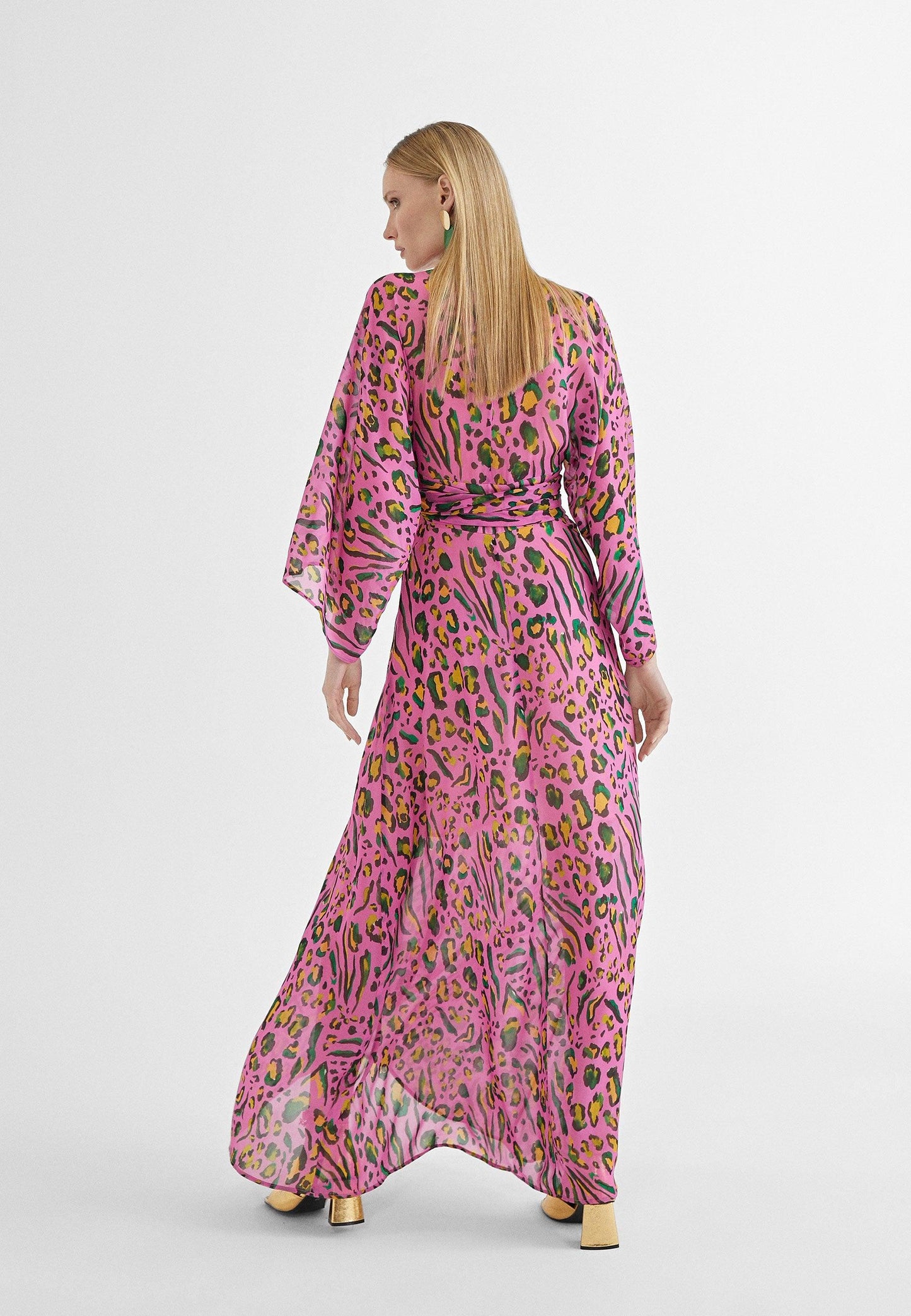 MS2416038-Lilac-Black-Short dress with Japanese sleeves