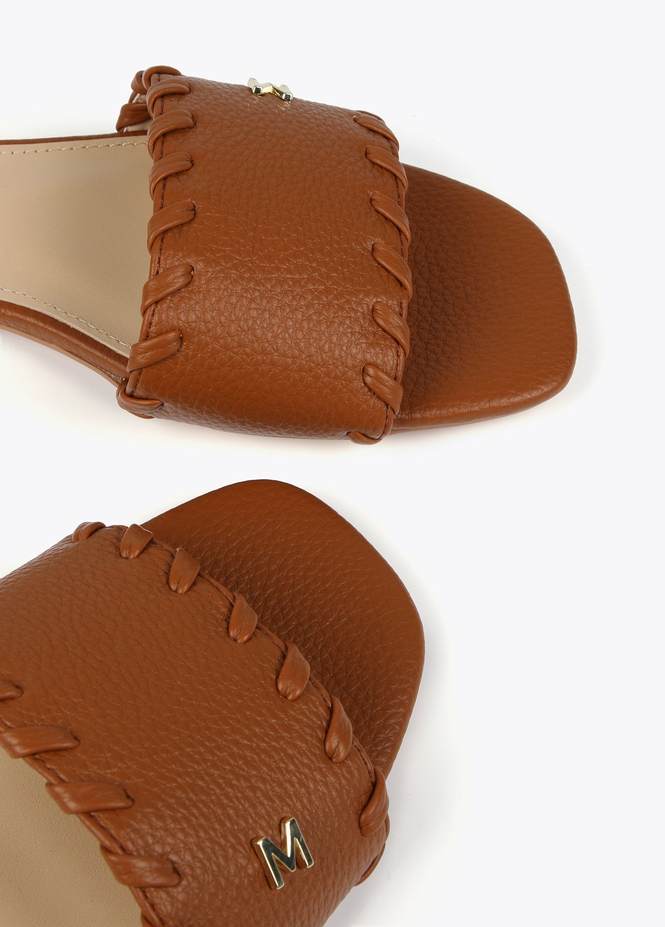 Sliders with braided detail