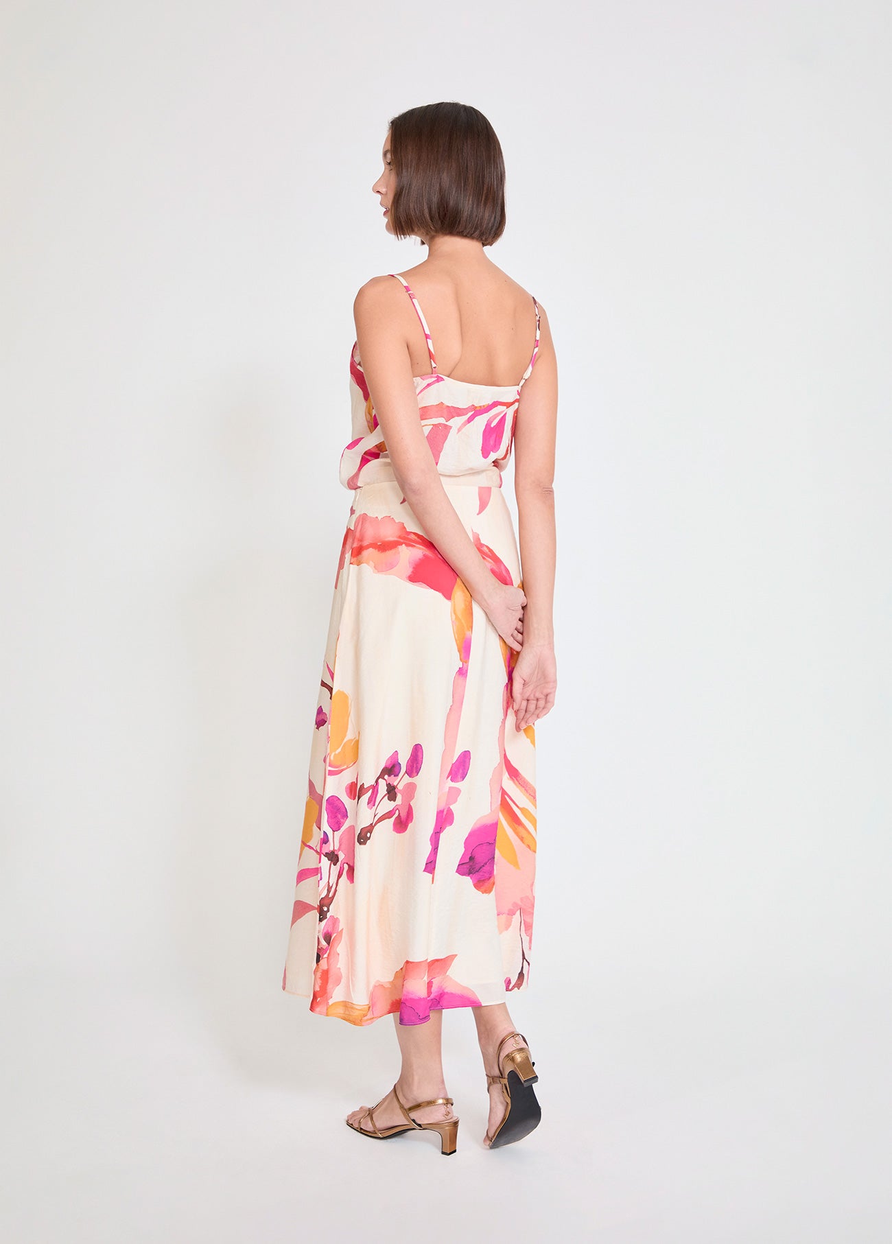 Floral Print Skirt