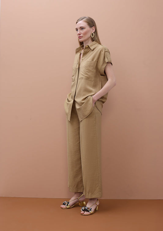 Fluid Culotte Pants