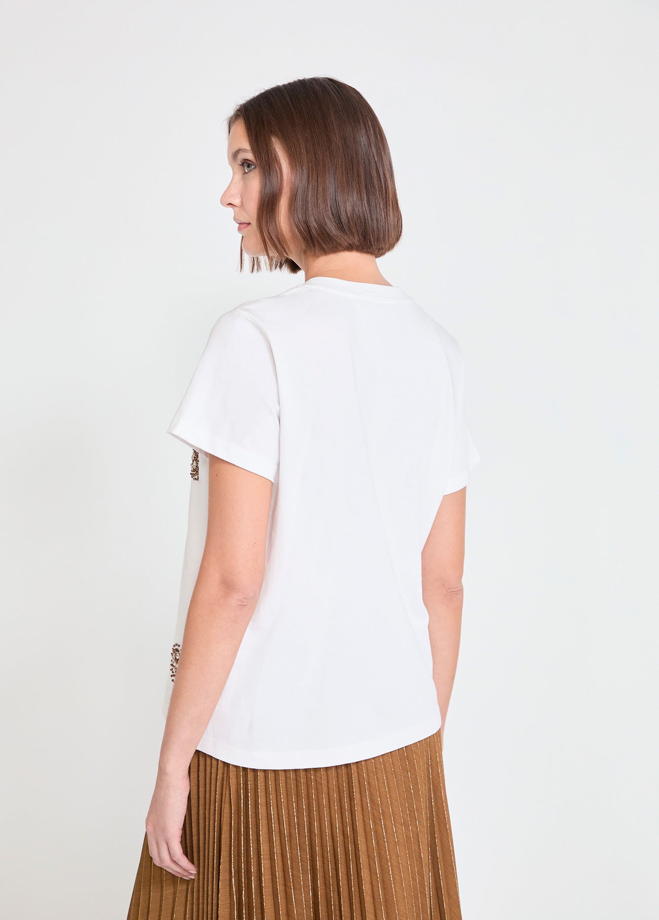 Flower and Jewelry T-shirt