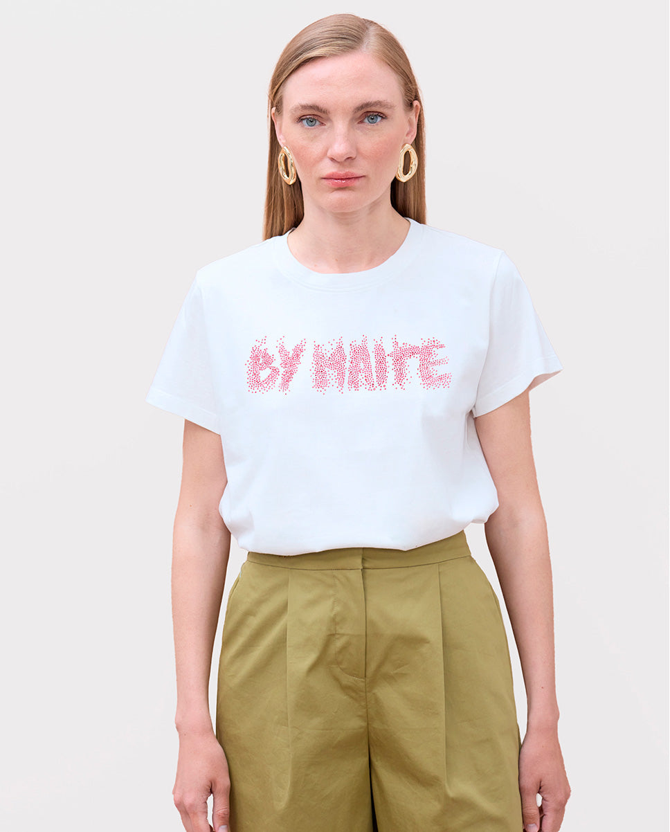 By Maite T-shirt with Strass