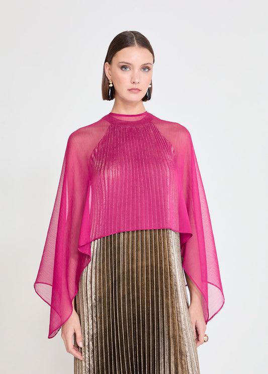 Georgette Pointed Cape