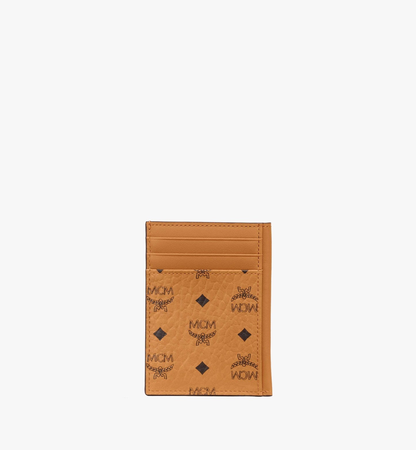 MXAAAVI03CO001-N/S Card Case in Visetos Original|COGNAC