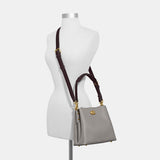 C3766-Willow Bucket Bag In Colorblock-B4/Dove Grey Multi