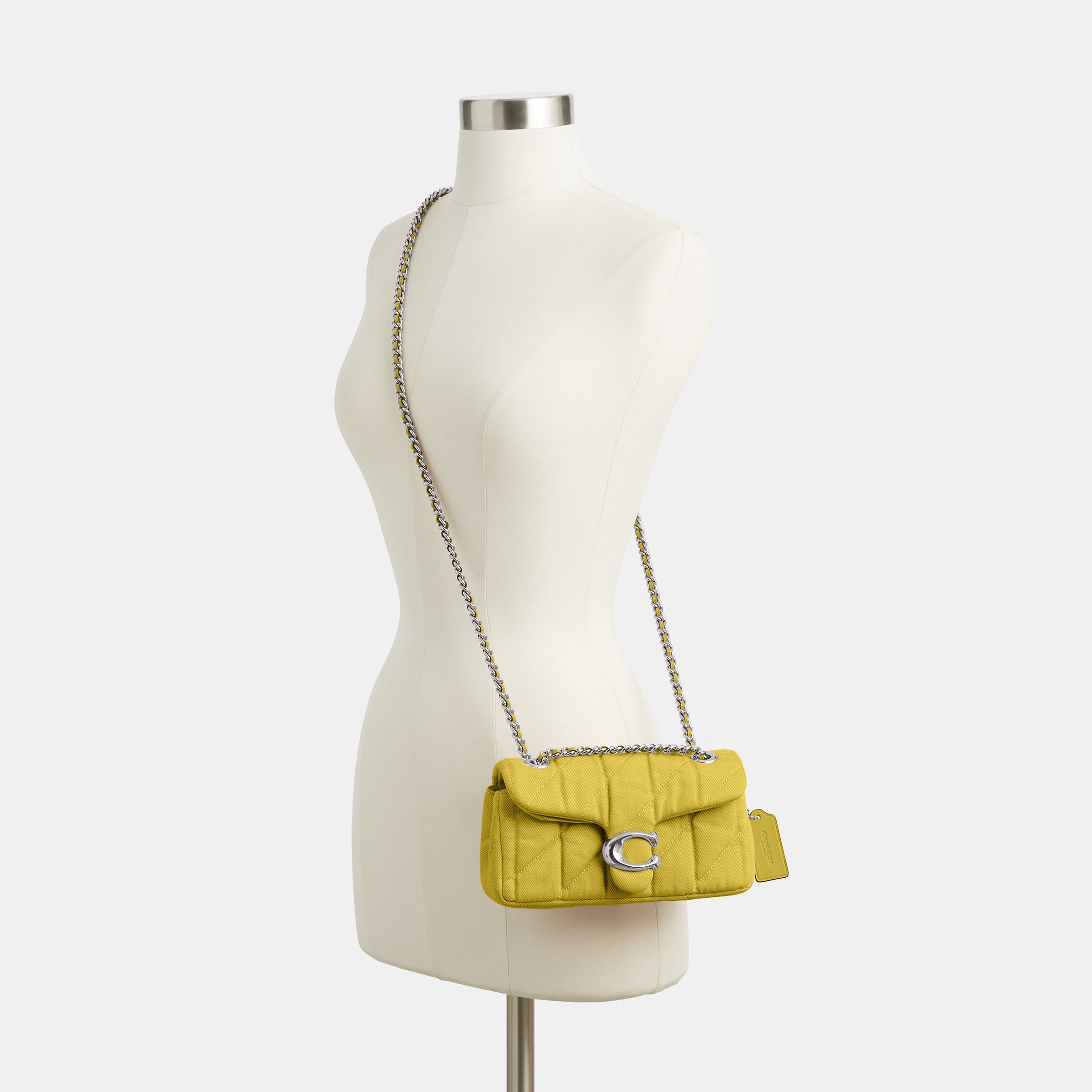 CBG33-Tabby Shoulder Bag 20 With Quilting-Lh/Mimosa