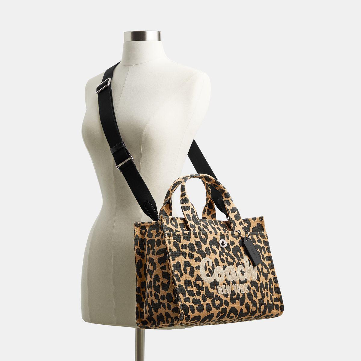 CP770-Cargo Tote With Leopard Print-LH/Leopard