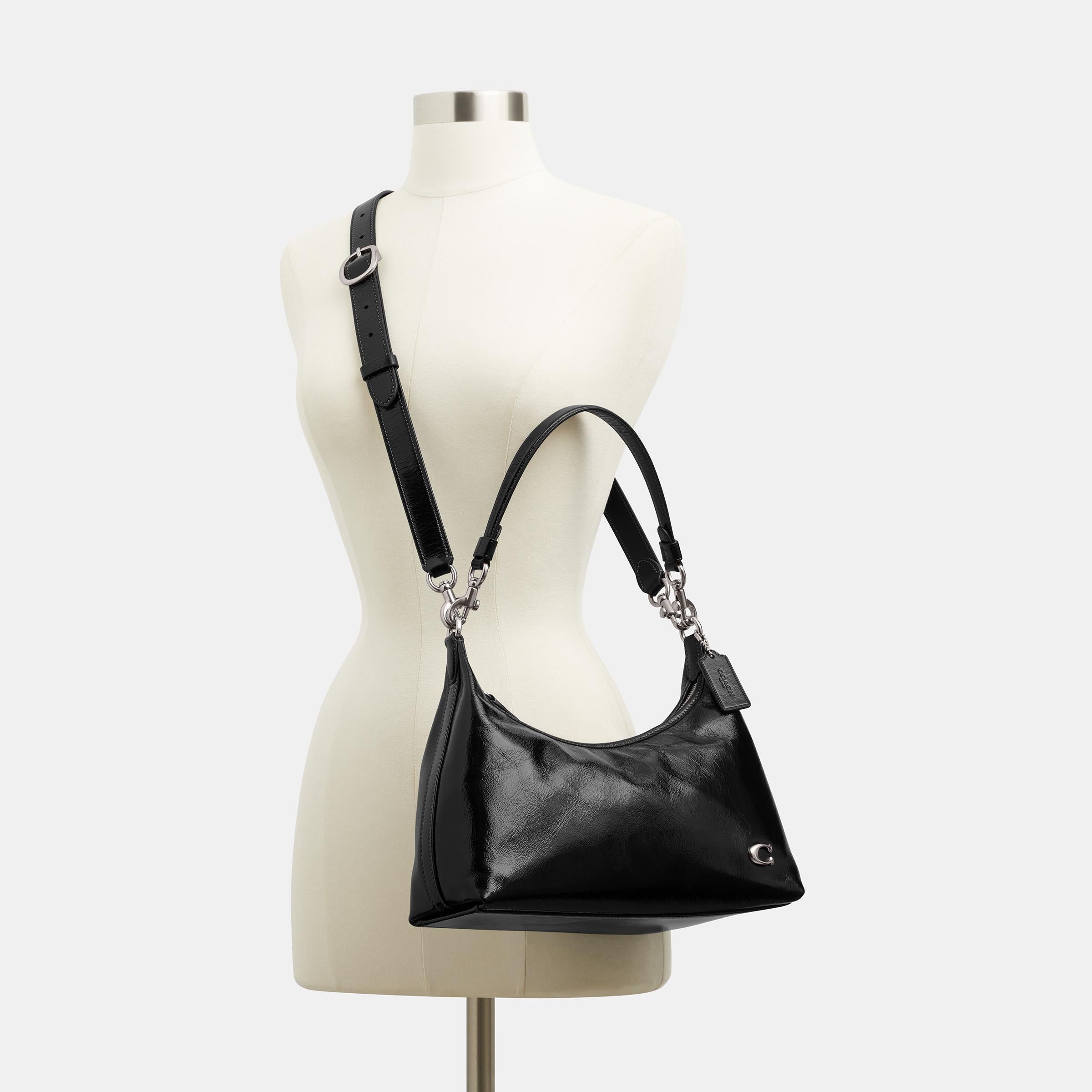 CR652-Juliet Shoulder Bag-Lh/Black