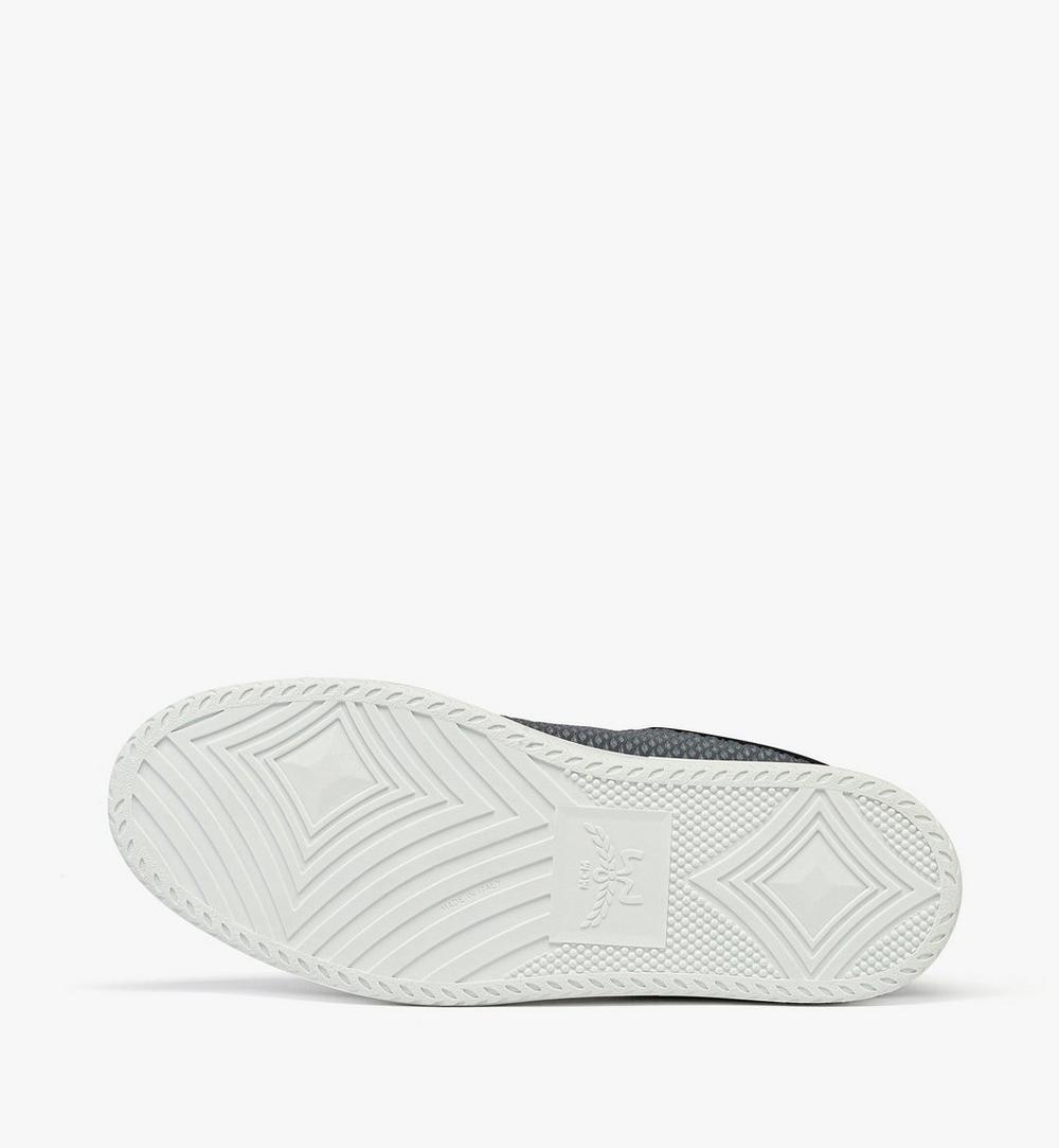 MEXFSAJ02EG041-Neo Terrain Lo Sneakers in Gradation Mesh and Calf Leather|GREY