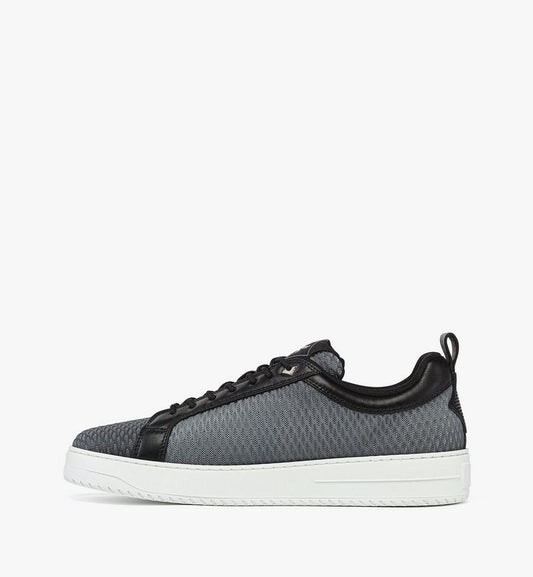 MEXFSAJ02EG041-Neo Terrain Lo Sneakers in Gradation Mesh and Calf Leather|GREY