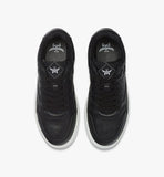 MEXESAJ03BD042-Neo Terrain Lo Sneakers in Visetos Leather Mix|BLACK & BLACK