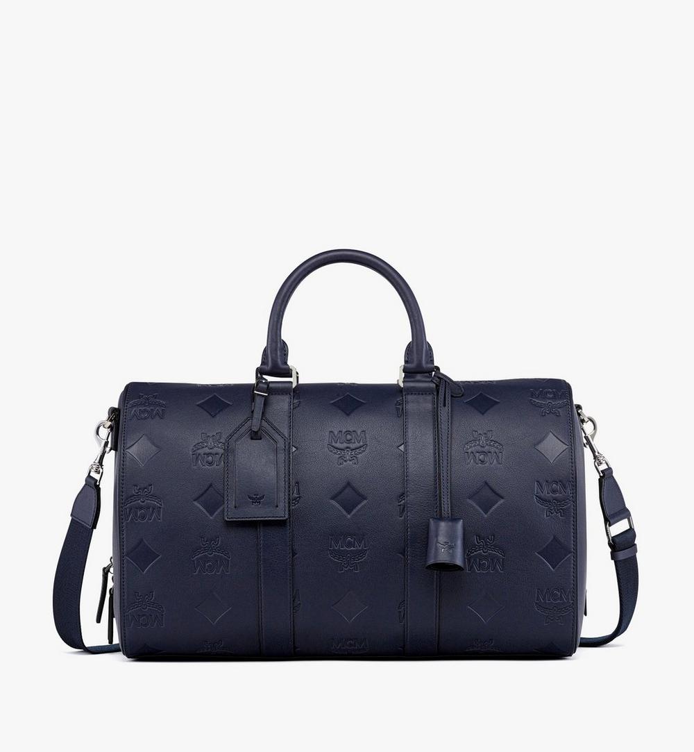MMVFSTT04VC001-Ottomar Weekender Bag in Maxi Monogram Leather|NAVY BLAZER