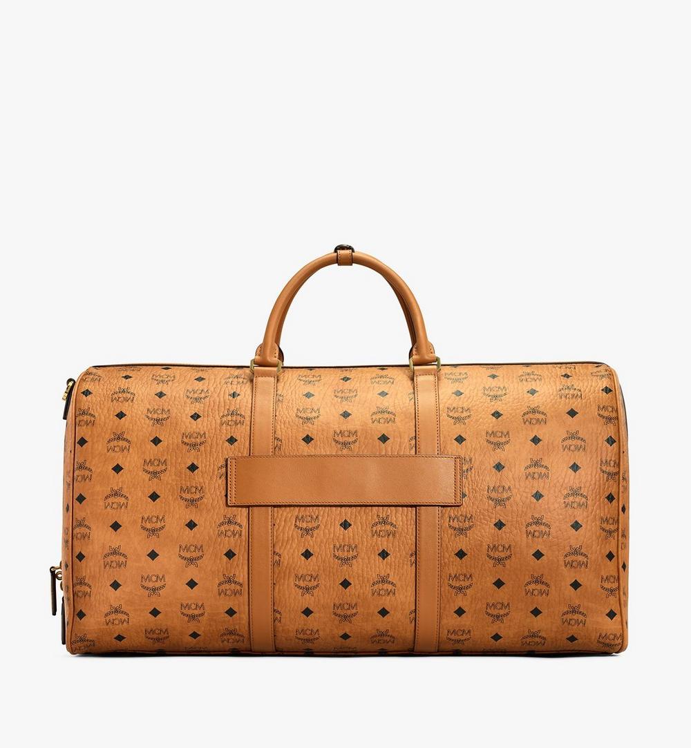 MMVAAVY01CO001-Ottomar Weekender Bag in Visetos|COGNAC