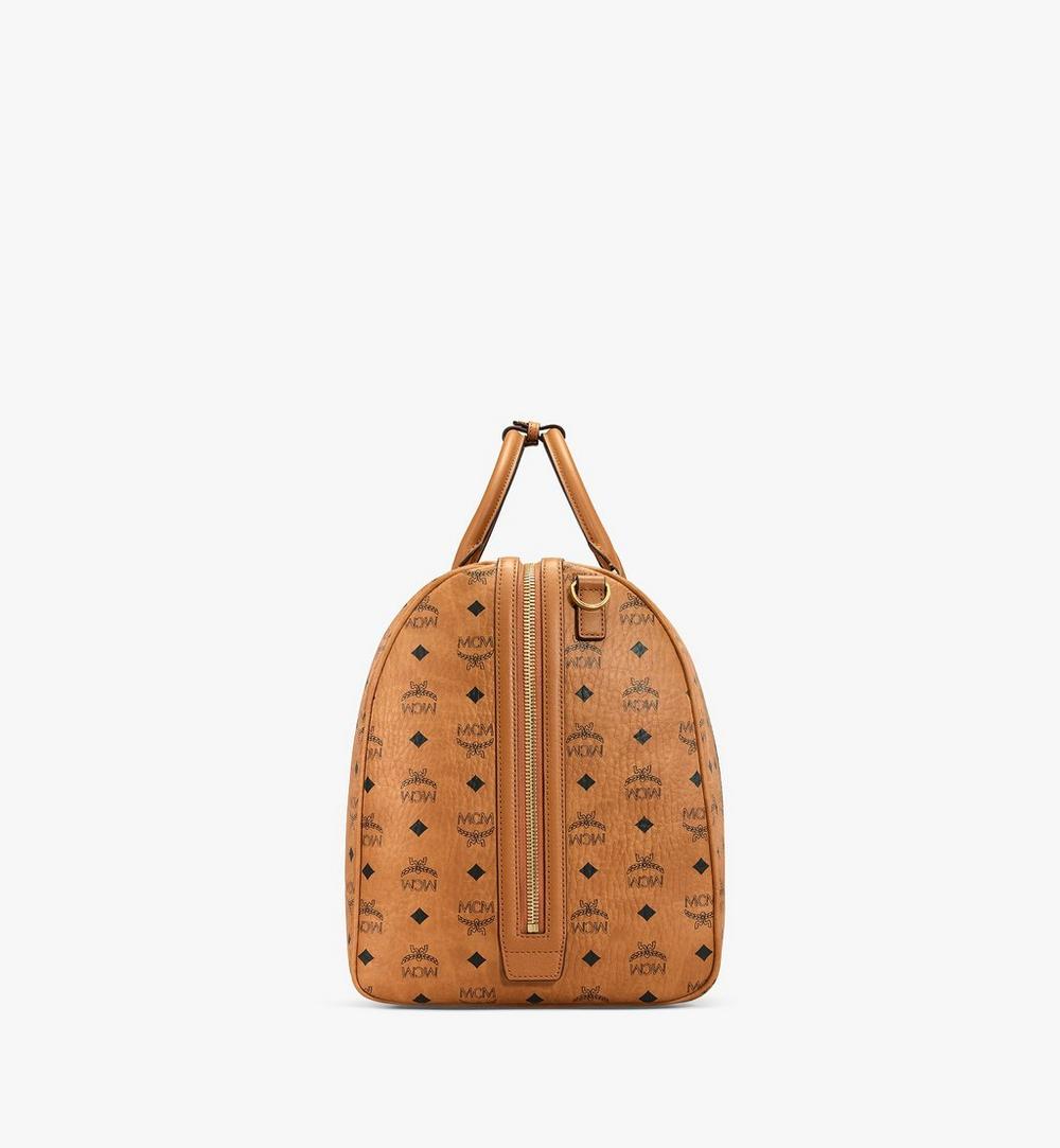 MMVAAVY01CO001-Ottomar Weekender Bag in Visetos|COGNAC