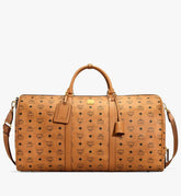 MMVAAVY01CO001-Ottomar Weekender Bag in Visetos|COGNAC