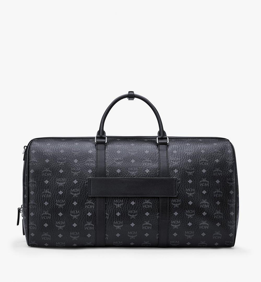 MMVAAVY01BK001-Ottomar Weekender Bag in Visetos|BLACK