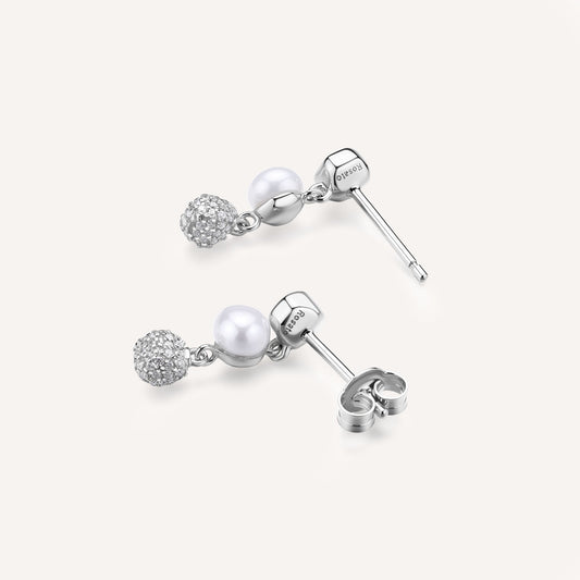 Rosato azzurra long earrings - Silver