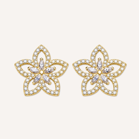 Rosato Gaia lobe earrings - Yellow Gold