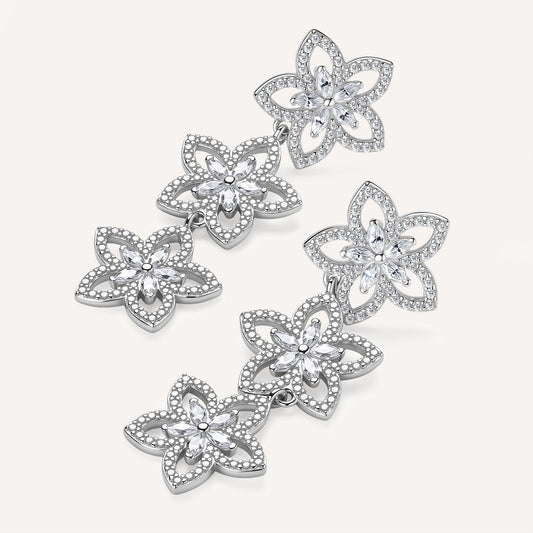 Rosato Gaia dangling earrings - Silver