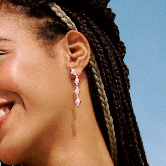 Rosato vittoria Long earrings - Silver