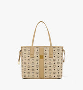 MWPCSVI01I8001-Reversible Liz Shopper in Visetos|BEIGE + BLACK