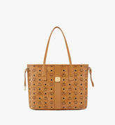 MWPCSVI01CO001-Reversible Liz Shopper in Visetos|COGNAC