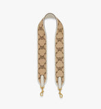 MYZFSAC04IN001-Shoulder Strap in Lauretos Raffia Jacquard|NATURAL