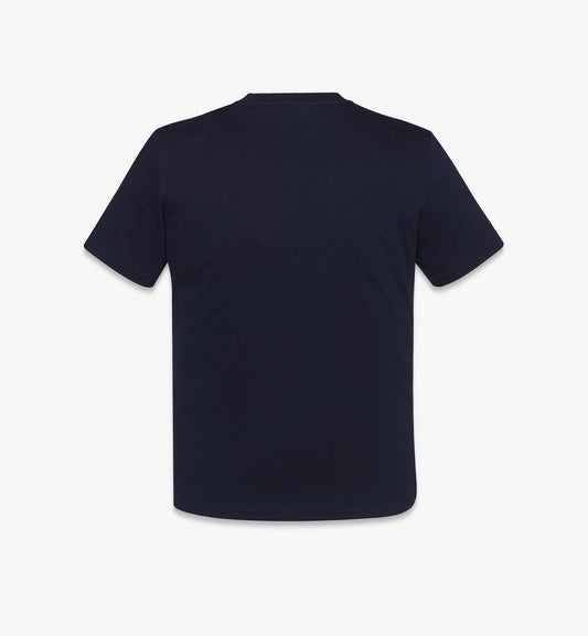 MHTFSMM03VC00M-Silket Logo T-Shirt|NAVY BLAZER