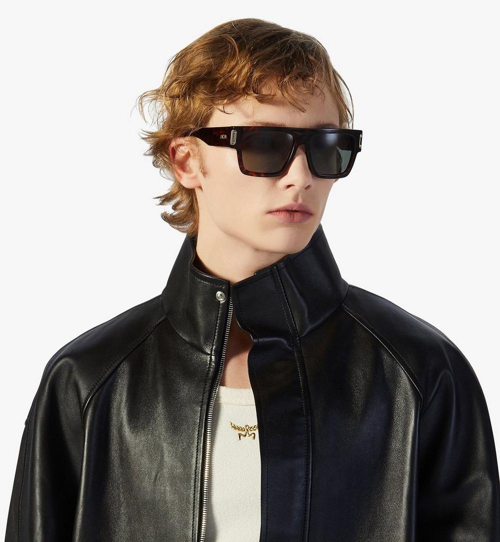 MEGEAMM07CM001-Square Sunglasses|DARK HAVANA