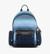 MMKFSVE071A001-Stark Backpack in Gradation Mesh and Monogram Neoprene|SURF BLUE