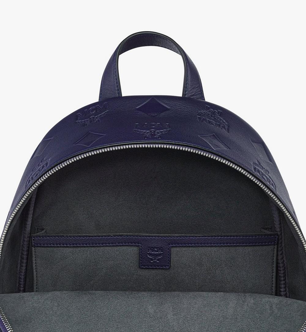 MMKDAVE02VC001-Stark Backpack in Maxi Monogram Leather|NAVY BLAZER